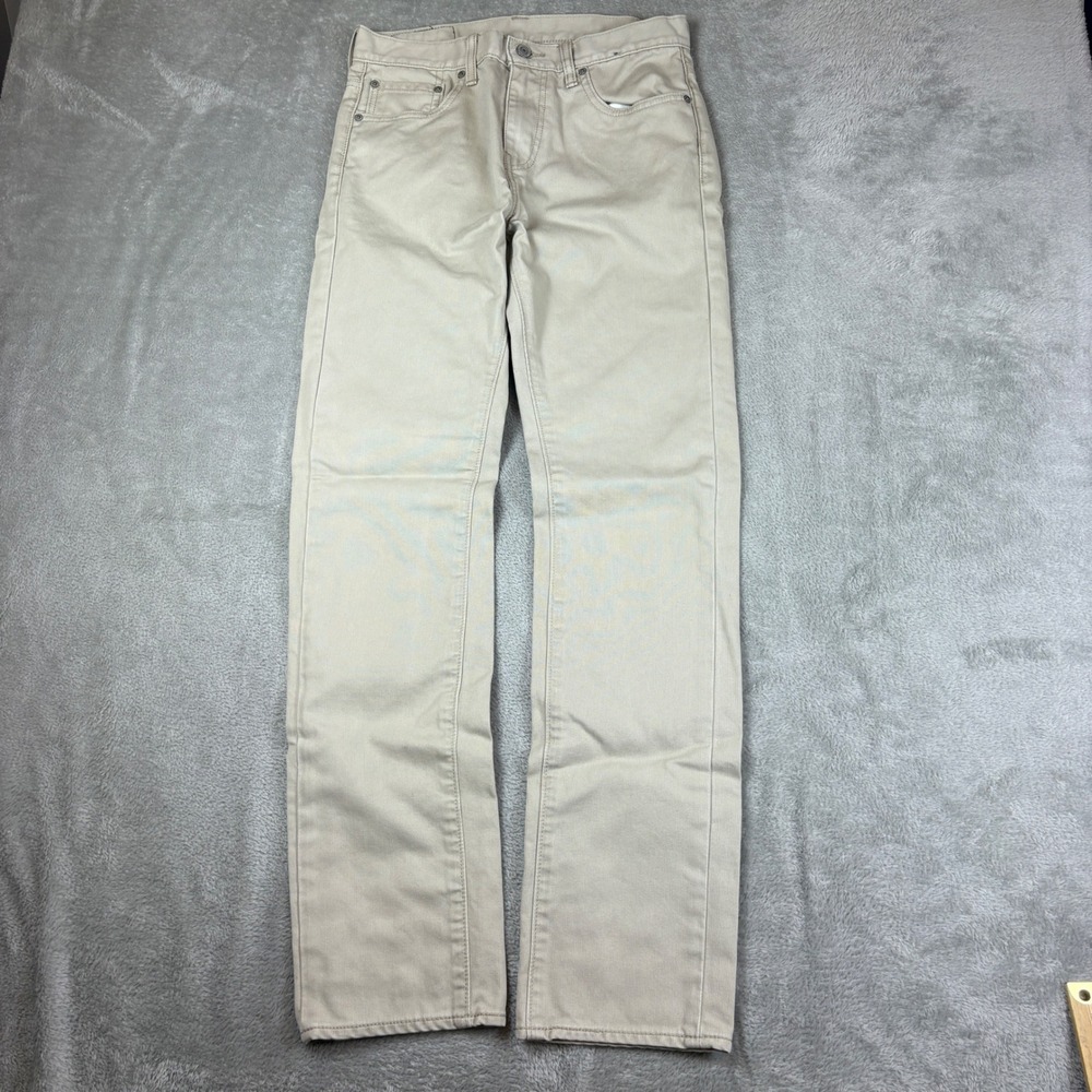 Levi's Pants Men 30x32 511 Slim Fit Tan Khaki Casual Smart Tailored - Picture 1 of 10